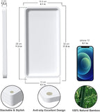 Weenson Bathroom Vanity Trays for Countertop Toiletries Decor Candle Perfume - Image 5