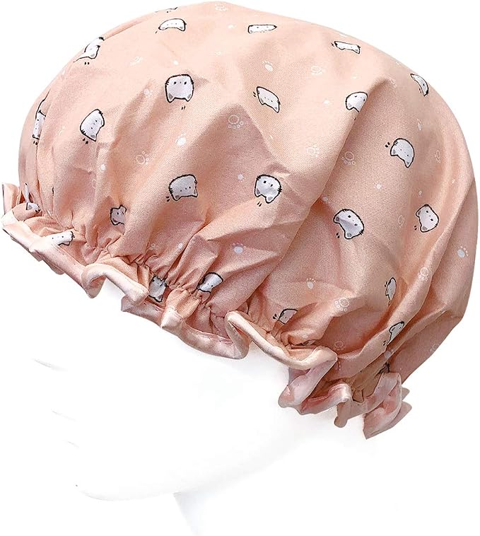 allydrew Reusable Women's Waterproof Shower Caps - Image 3