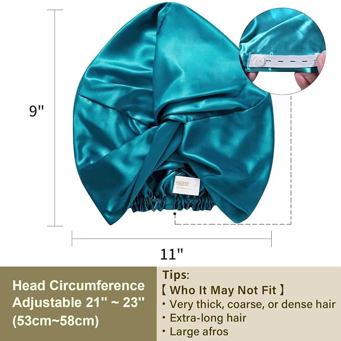 ZIMASILK 100% 22 Momme Mulberry Silk Bonnet - Image 5