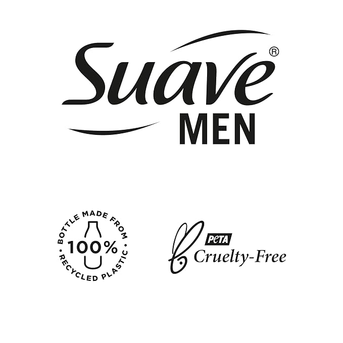 Suave Men Moisturizing Body & Face Wash, - Image 7