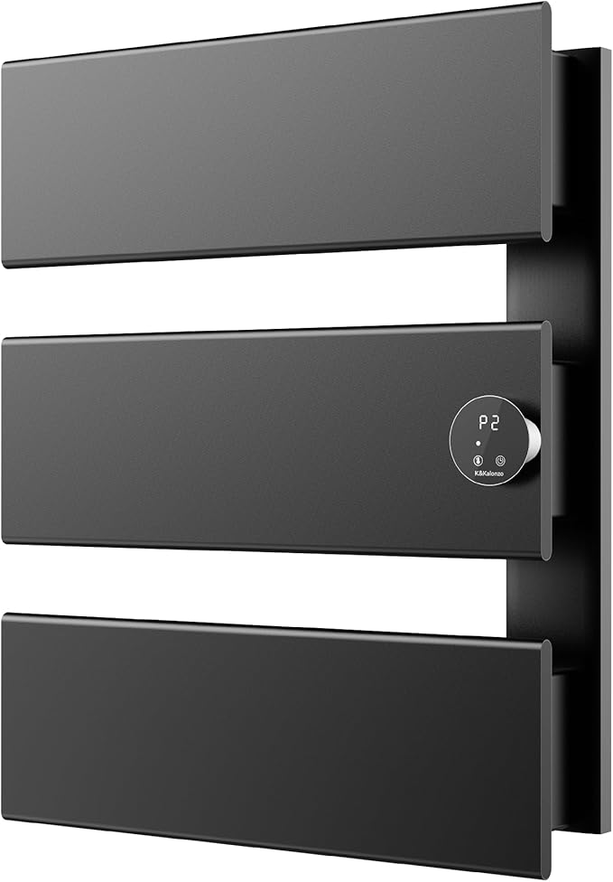 K&KALONZO Electric Towel Warmer, 18.35" W x 22.8" H Wall-Mounted Towel Heater by KKALONZO