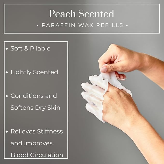 6lb Peach Scented Paraffin Wax, Paraffin Wax - Image 2