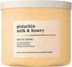 Bath & Body Works 3-Wick Candle, Pistachio Milk & Honey Candle, Strong Throw by BathBodyWorks