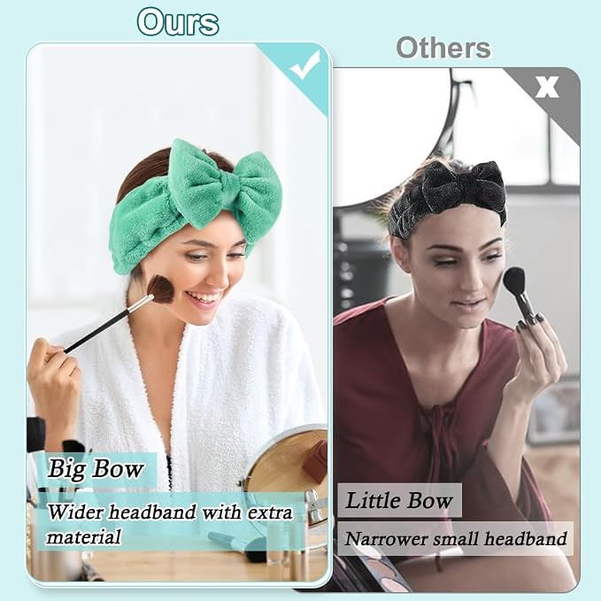 Shintop Face Wash Headband, Soft Makeup Headband - Image 2