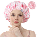 Years calm Shower Caps for Women Reusable Waterproof, Double Layer Waterproof by Yearscalm