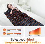 Portable Sauna Blanket with Zipper Arm Holes - 6 ft x 3 ft Far Infrared Sauna - Image 8