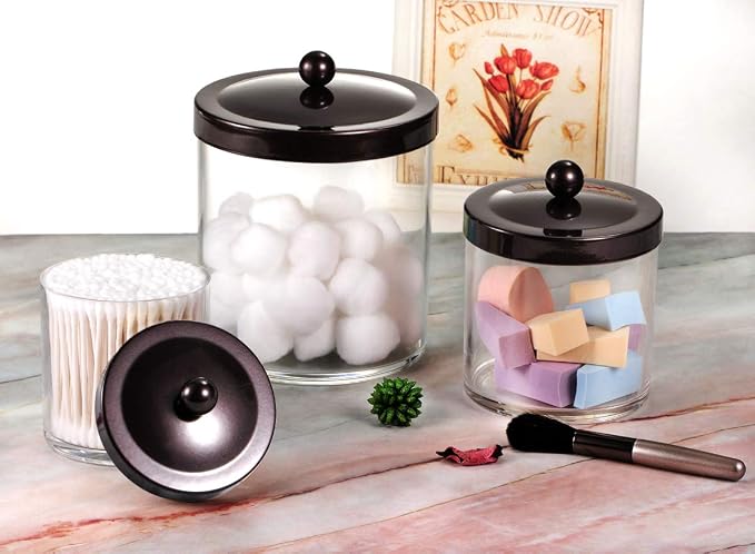 SheeChung 3-Pack Plastic Apothecary Jars - Image 6