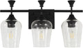 Bathroom Light Fixtures, Matte Black Vanity Lights by BringBrightnesstoYourLife