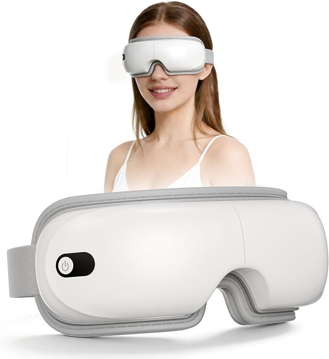 Pinailon Eye Massager with Heat, Massaging Eye Mask with Heating & Music by Unknown