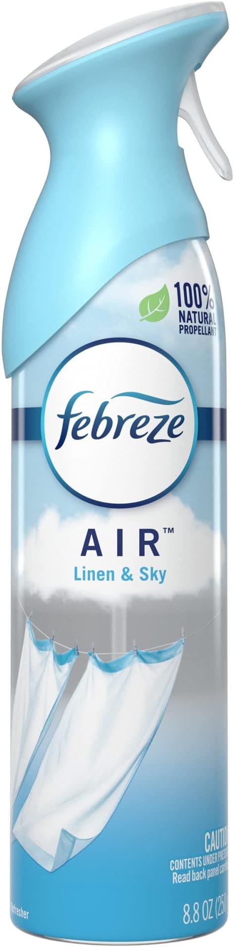 Febreze® Odor-Fighting Air Fresheners, Linen Sky™, 8.8 Oz, Carton Of 6 - Image 2