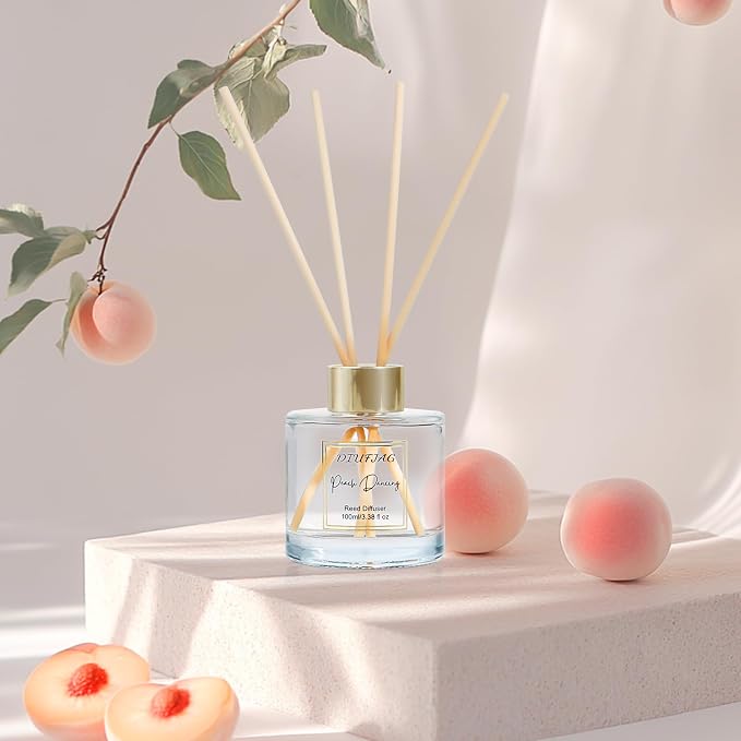 200ml Scent Diffuser with 6 Fiber Sticks, 6.76 oz Reed Diffuser Set - Image 5