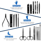 Professional Stainless Steel Nail Clipper Travel & Grooming Kit Nail Tools - Image 3