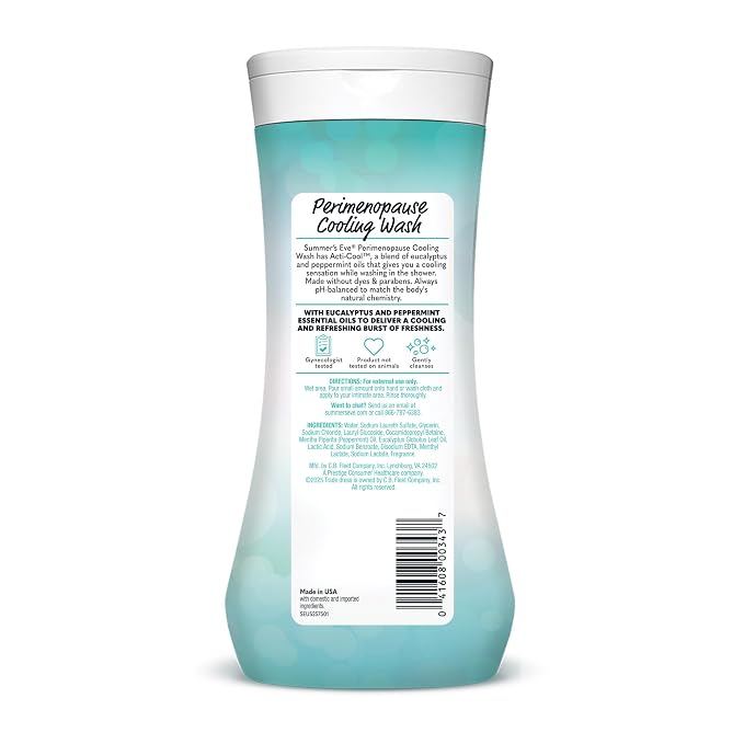 Summer's Eve Perimenopause Cooling Wash, Cooling pH-Balanced Formua - Image 2