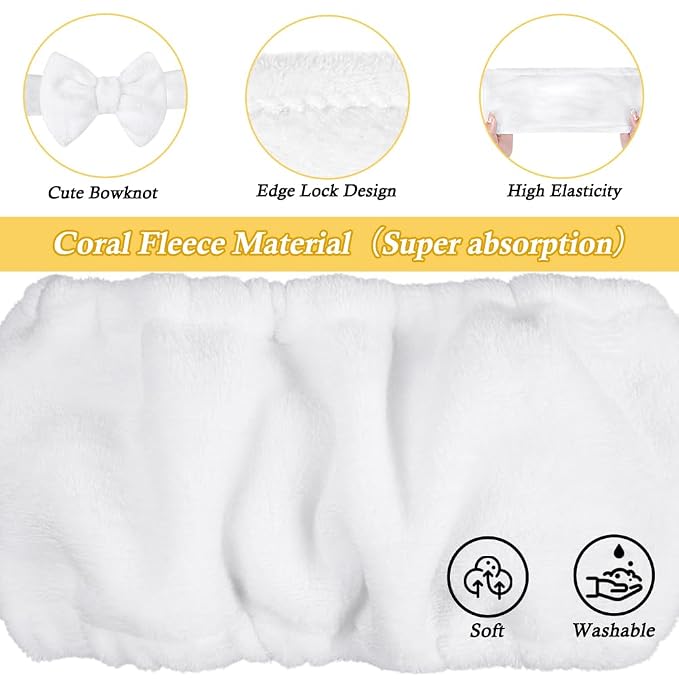 Shintop Skincare Headband, Soft Spa Headband Makeup Headwear - Image 7