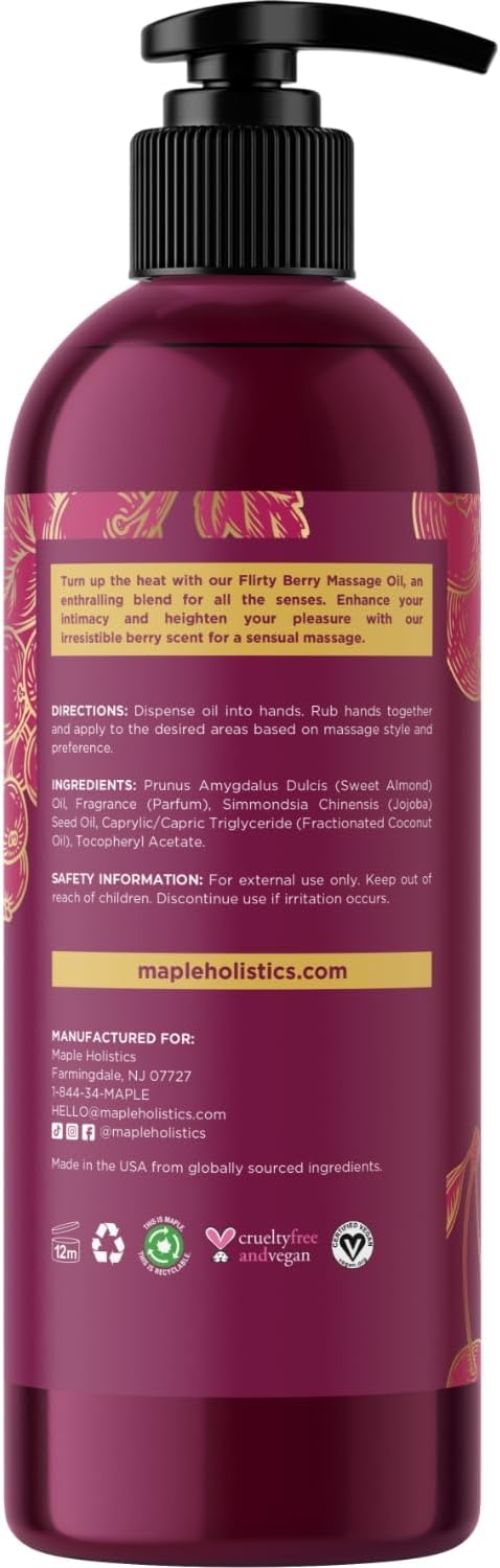 Berry Sensual Massage Oil for Couples - Image 4