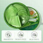 Aero Zen Aloe Vera Eye Mask- 60 PCS Aloe Vera Under Eye Patches-Under Eye - Image 6