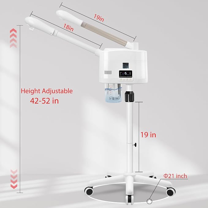 Salon Señor 2 in 1 Hot and Cold Facial Steamer, Professional Face Steamer on - Image 2
