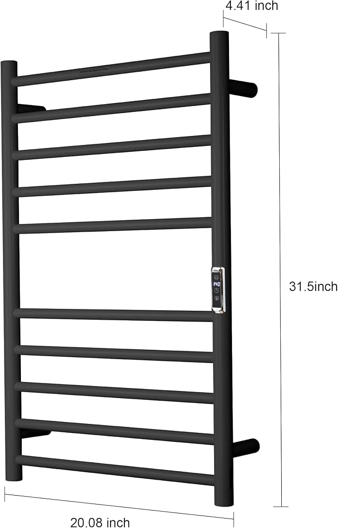 Heated Towel Racks for Bathroom, Wall Mounted Electric Towel Warmer Racks - Image 4