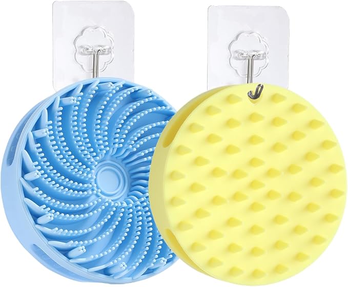 Upgraded Version Silicones Body Scrubber, Double-Sided Design Body Brush by Unknown