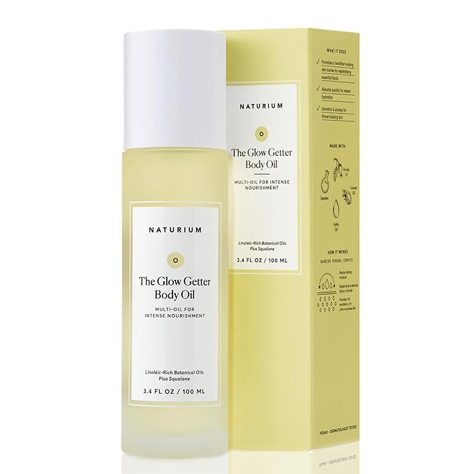 Naturium The Glow Getter Body Oil, Hydrating & Moisturizing Formula, Vegan & by Naturium