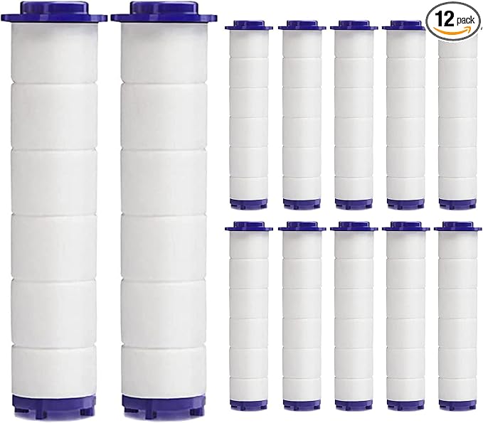 High Pressure Handheld Turbo Fan Shower Head PP-Cotton Filter Cartridge by TalyRob