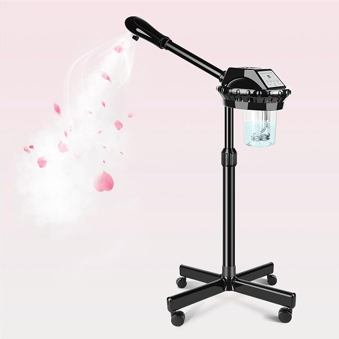 Professional Facial Steamer, Facial Steamer on Wheels by TakeashineSalonEquip