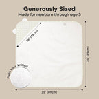 KeaBabies Hooded Baby Towel for Newborn - Image 4