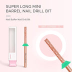 MelodySusie Super Long Mini Barrel Nail Buffer Bit, Professional Safety Carbide - Image 2