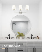 Bathroom Light Fixtures, Brushed Nickel Vanity Lights - Image 6