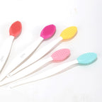MSQ 5 PCS Lip Scrub Brush, Double-end Silicone Nose Clean Brush Lip Exfoliating - Image 6