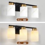 3-Light Bathroom Light Fixtures, Modern Vanity Lights, Living Room, E26 Base - Image 4