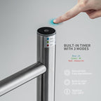 Freestanding Towel Warmer 6 Bars Plug-in Option 3 Working Modes - Image 2