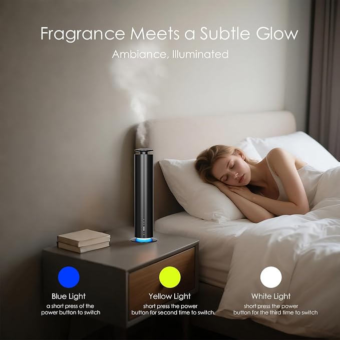 Waterless Essential Oil Diffuser, Long Lasting Aromatherapy Scent Diffuser - Image 2