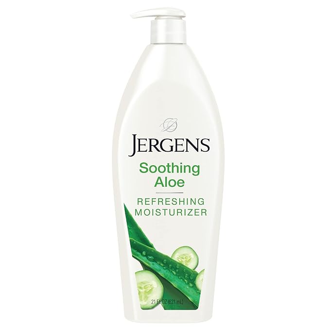Jergens Soothing Aloe Body Lotion, Aloe Vera Body and Hand Moisturizer by Jergens