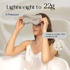 ZIMASILK Adjustable 100% 22 Momme Mulberry Silk Sleep Mask - Image 2