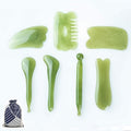 7 Pieces Gua Sha Scraping Massage Tool, Natural Resin GuaSha Tool Massage Tools by Unknown