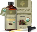 Organic Cedarwood Essential Oil 50ml : 100% Pure & Natural Cedarwood Oil by CarnoCalm