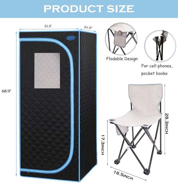 1 Person Portable Infrared Sauna, Full Size Portable Sauna Tent - Image 2