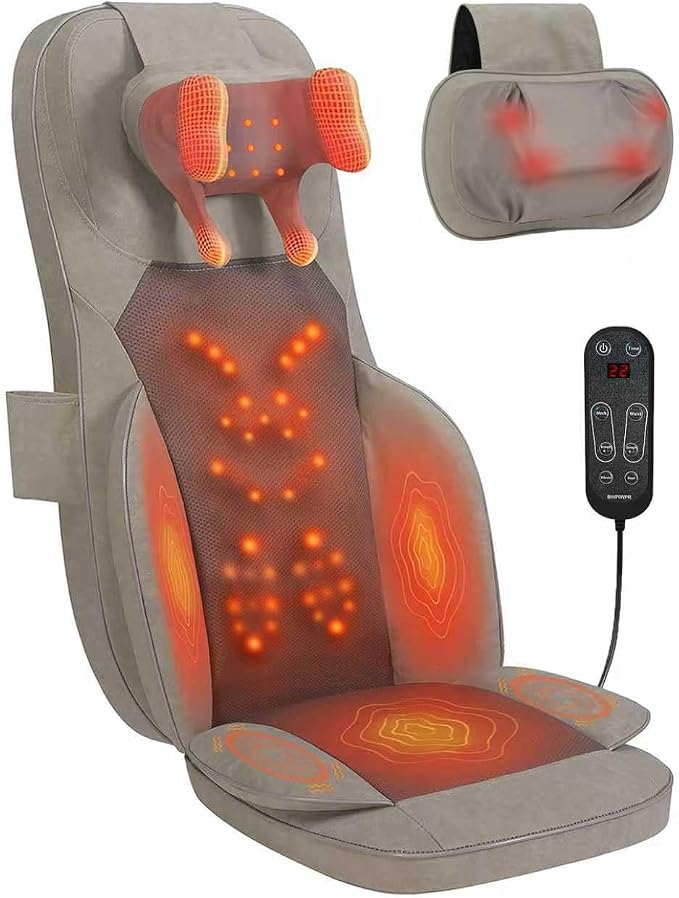 Shiatsu Massage Cushion for Neck and Back by BWPIWPR