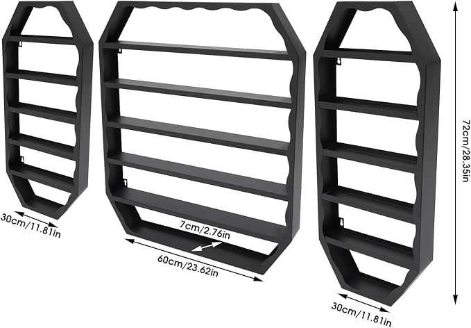 Nail Polish Organizer Wall Mounted, Metal Nail Polish Storage Holder - Image 3