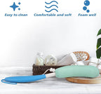 15.35" Back Bath Brush with Sponge, Back Scrubber Bath Mesh with Curved Long - Image 8