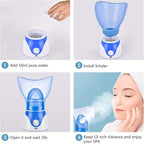 Face Steamer for Facial Deep Cleaning, Facial Steamer for Women, 2 Modes Nano - Image 7