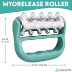 COZLOW - MyoRelease Lymphatic Drainage Massager - Green - Handheld Fascia - Image 7