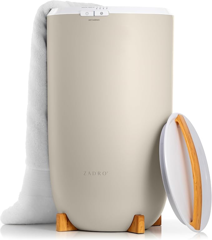 Zadro Large Hot Towel Warmer Bucket Timer Electric Towel Warmer by Zadro