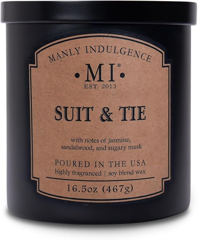 Manly Indulgence Suit & Tie Scented Candles by ManlyIndulgence