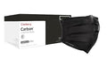Cranberry USA Carbon Black Face Masks, Disposable, Elastic Earloops, Medical & by CranberryUSA