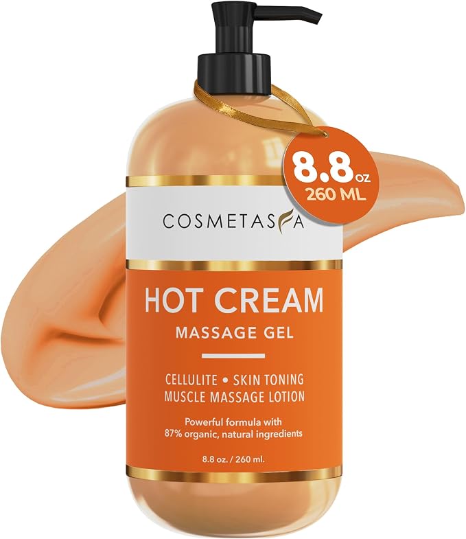 Cosmetasa Hot Belly Cream- 87% Organic Cellulite Cream by Cosmetasa