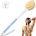 Back Scrubber Body Shower Brush: Anti Slip Long Handle Bath Brush by Rafow