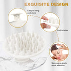 Meartchy Silicone Scalp Massager Shampoo Brush, Scalp Brush - Image 3