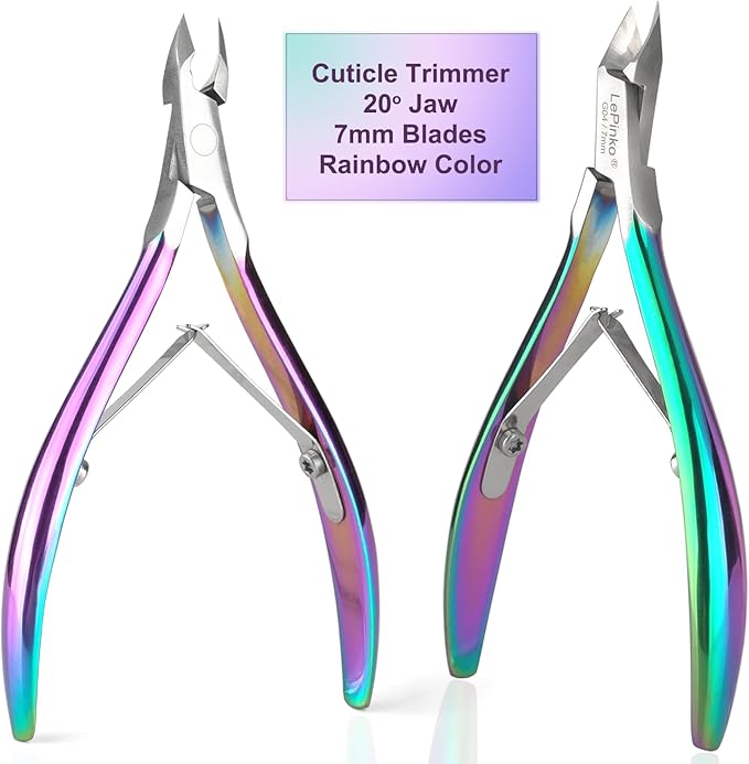 LePinko Professional Cuticle Trimmer kit, Super Sharp Dead Skin Clipper - Image 2